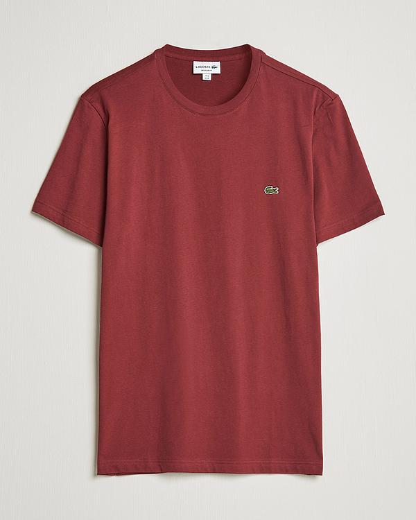 Dark red t-shirt from Lacoste