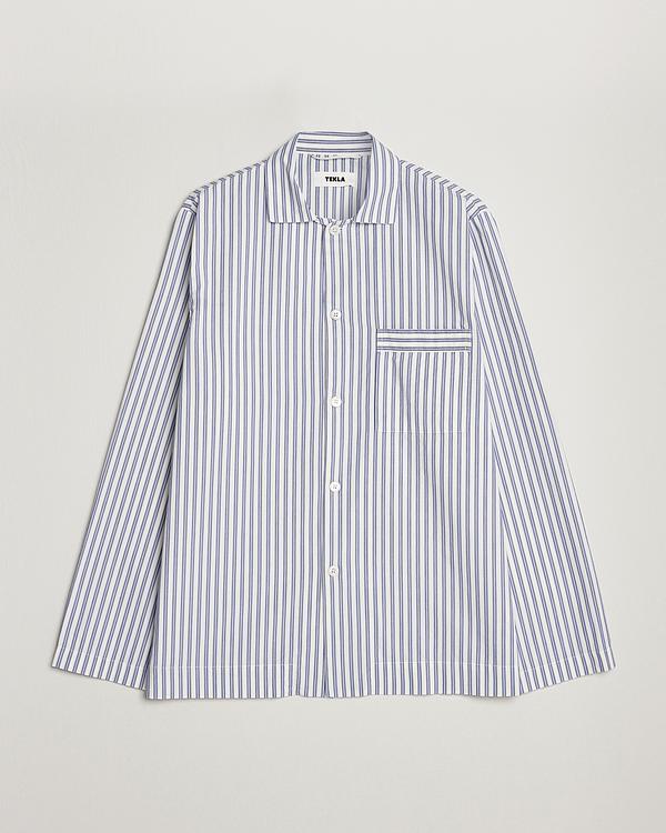 Striped white casual shirt from Tekla