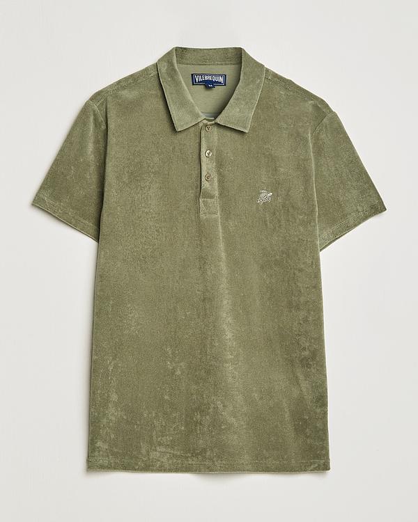 Taupe short sleeve polo shirt from Vilebrequin