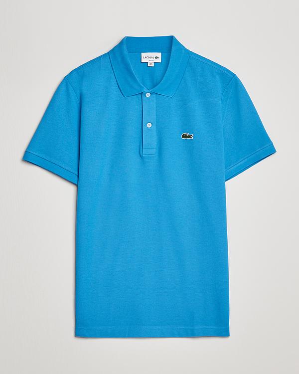 Blue short sleeve polo shirt from Lacoste
