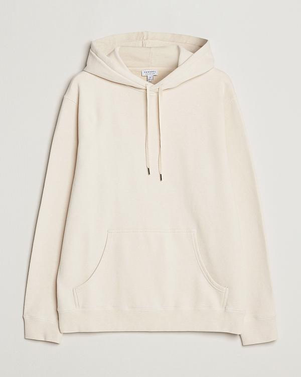 White hooded sweatshirt from Sunspel
