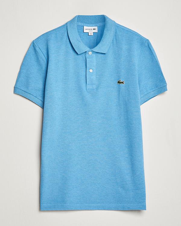 Blue short sleeve polo shirt from Lacoste