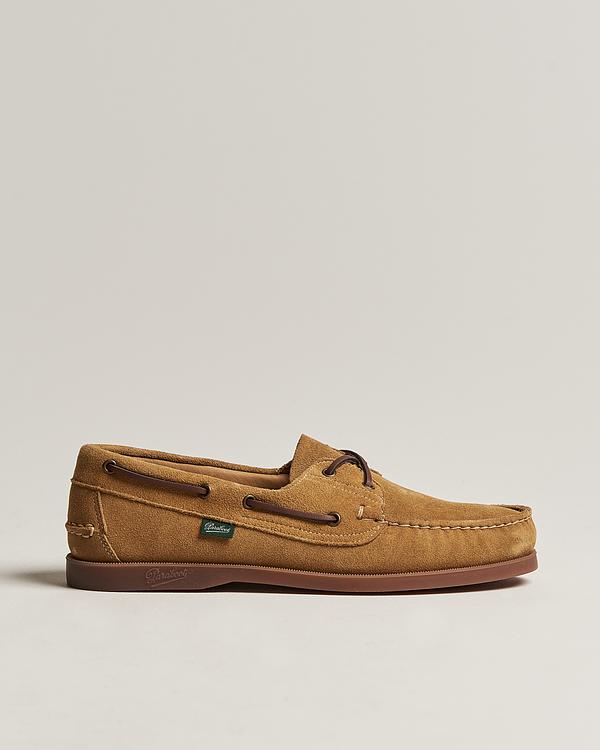 Brown boat shoes from Paraboot
