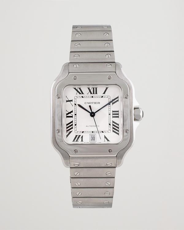 White watch from Cartier