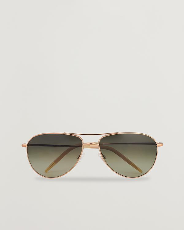 Dark yellow d-frame sunglasses from Oliver Peoples