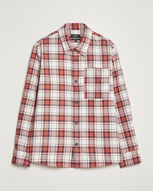 Checkered multicolor flannel shirt from A.P.C