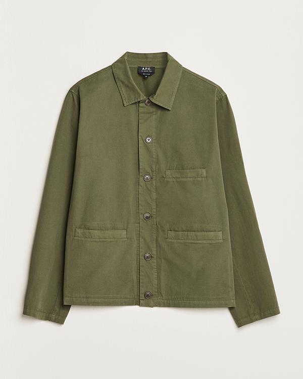 Green casual jacket from A.P.C