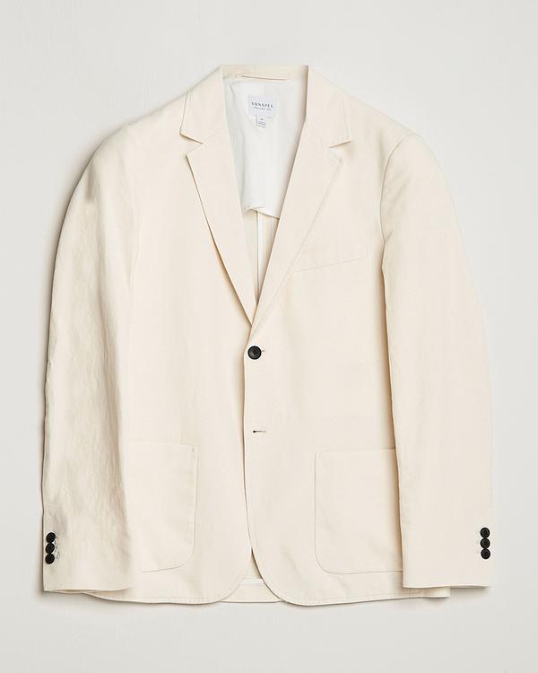 White blazer from Sunspel