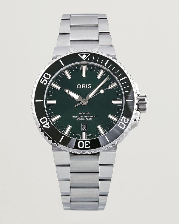 Dark green watch from Oris