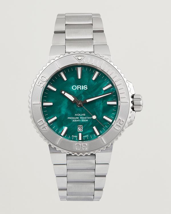 Dark green watch from Oris