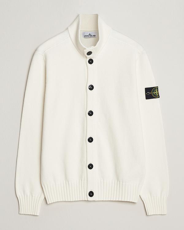 White cardigan from Stone Island
