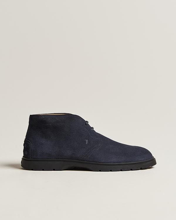 Dark blue chukka boots from Tod's
