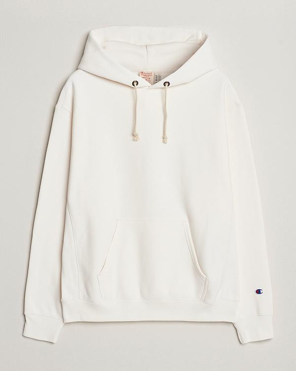 White hooded sweatshirt from Champion