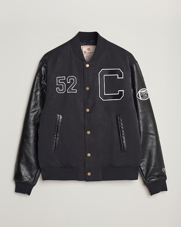Print black casual jacket from Champion