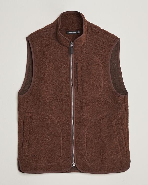 Brown vest from J.Lindeberg