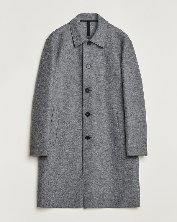 Grey coat from Harris Wharf London