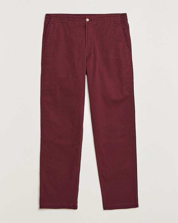Dark red casual trousers from Polo Ralph Lauren
