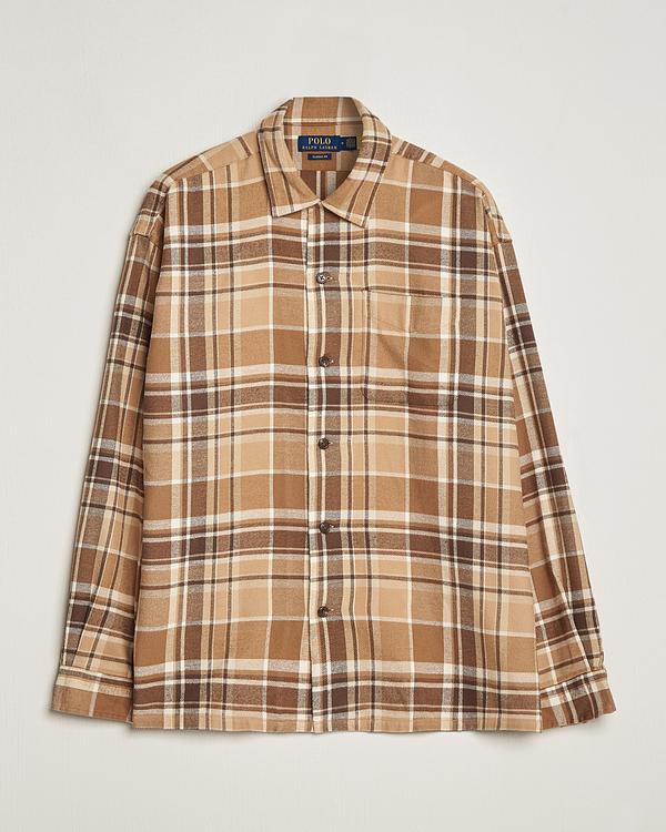Checkered brown flannel shirt from Polo Ralph Lauren