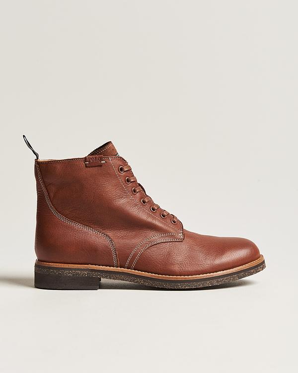 Brown lace-up boots from Polo Ralph Lauren
