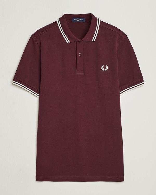 Brown short sleeve polo shirt from Fred Perry