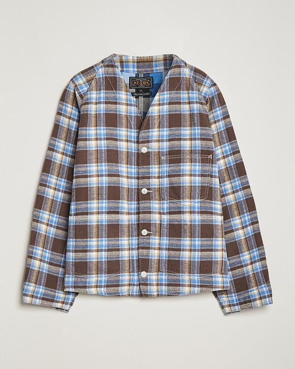 Checkered grey casual shirt from Beams Plus