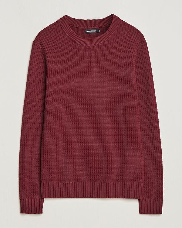 Dark red sweater from J.Lindeberg
