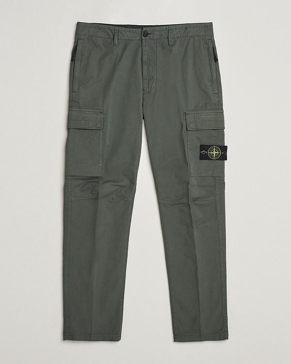 Dark grey cargo trousers from Stone Island