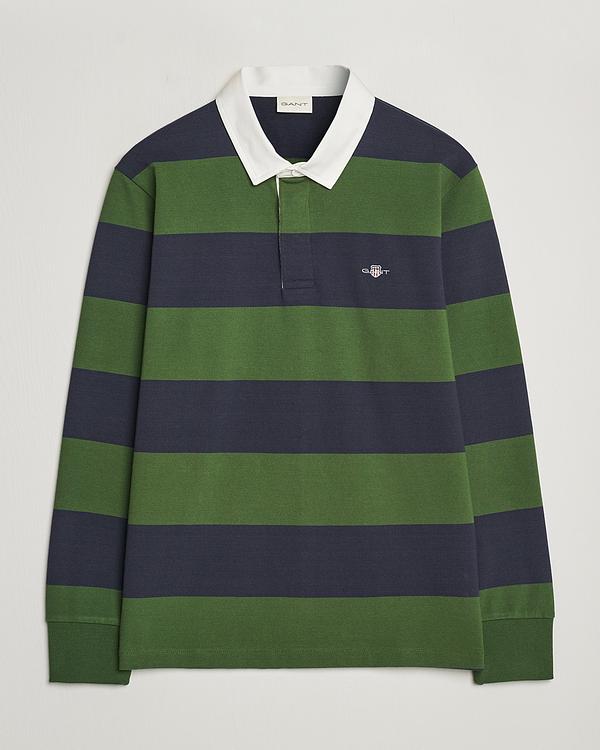 Striped multicolor long sleeve polo shirt from Gant