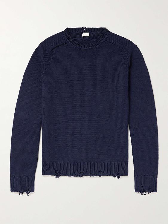 Dark blue sweatshirt from Saint Laurent