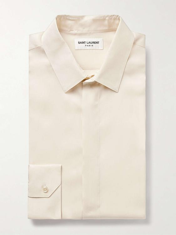 White business shirt from Saint Laurent