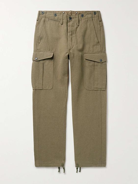 Taupe cargo trousers from RRL