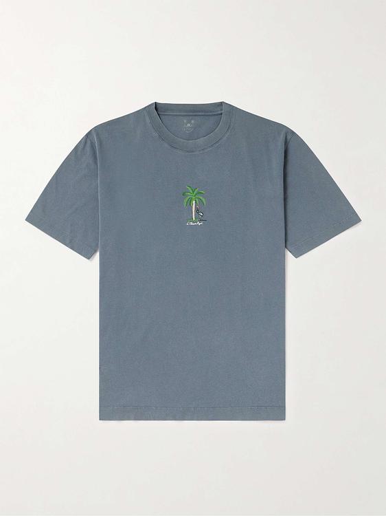 Blue t-shirt from Desmond & Dempsey