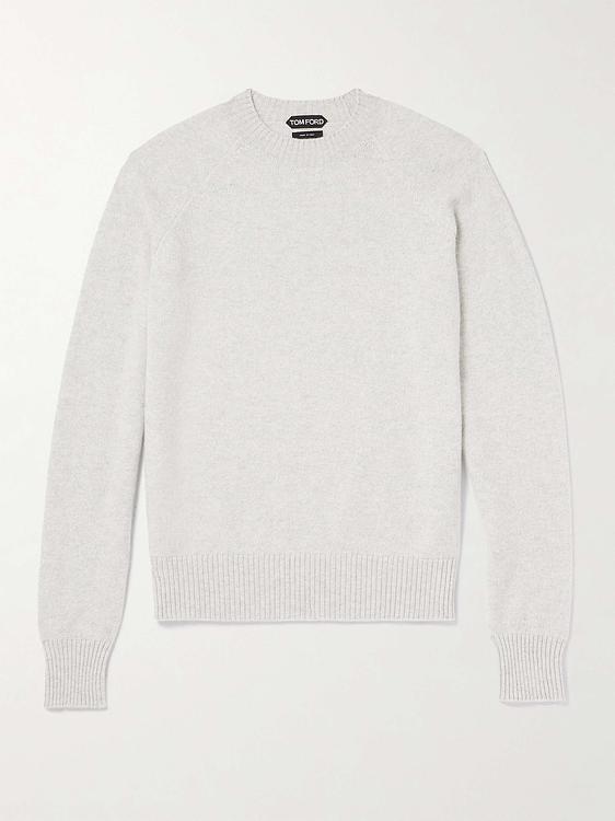 White sweatshirt from Tom Ford