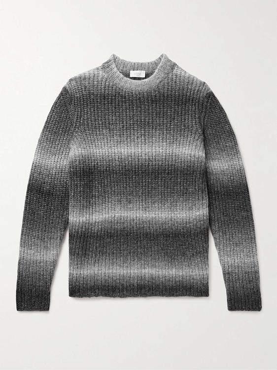 Striped dark grey sweater from Altea
