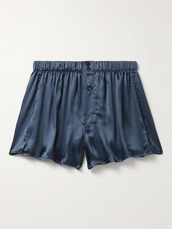 Dark grey boxer shorts from Rubinacci