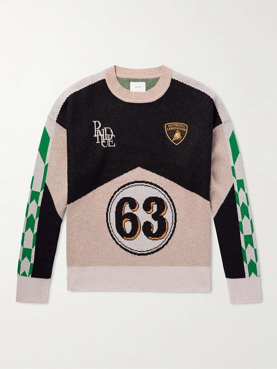 Print beige sweatshirt from Rhude