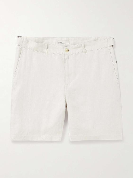 White chino shorts from Onia