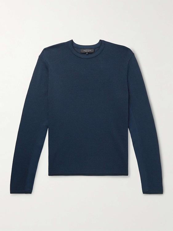 Dark blue long sleeve t-shirt from Rag & Bone