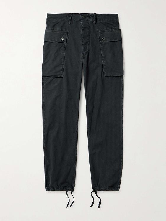 Black cargo trousers from RRL