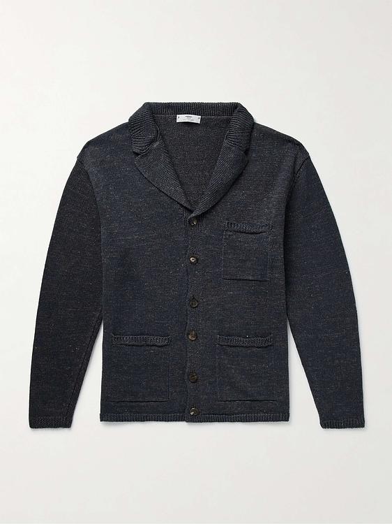 Black cardigan from Inis Meáin