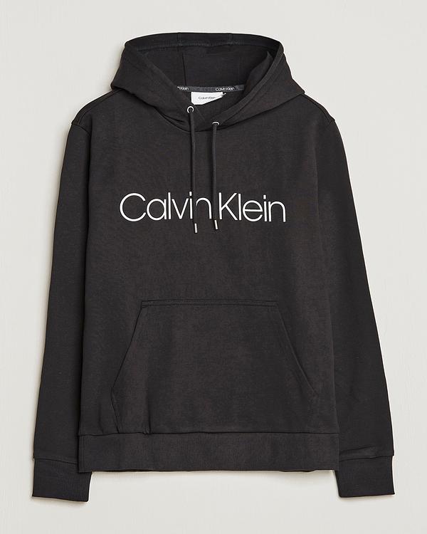 Print black hooded sweatshirt from Calvin Klein