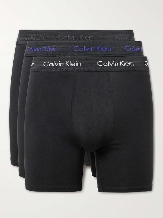 Print black boxer briefs from Calvin Klein Underwear