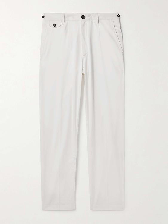 White jeans from Dunhill