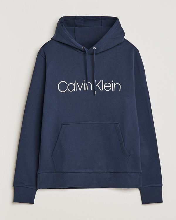 Print dark blue hooded sweatshirt from Calvin Klein