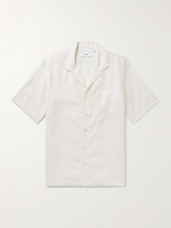 White short sleeve shirt from Lardini