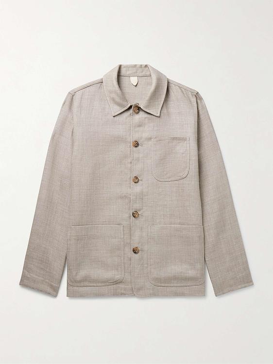 Beige overshirt from Altea
