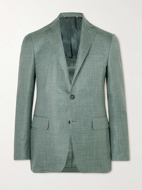 Dark grey blazer from Canali