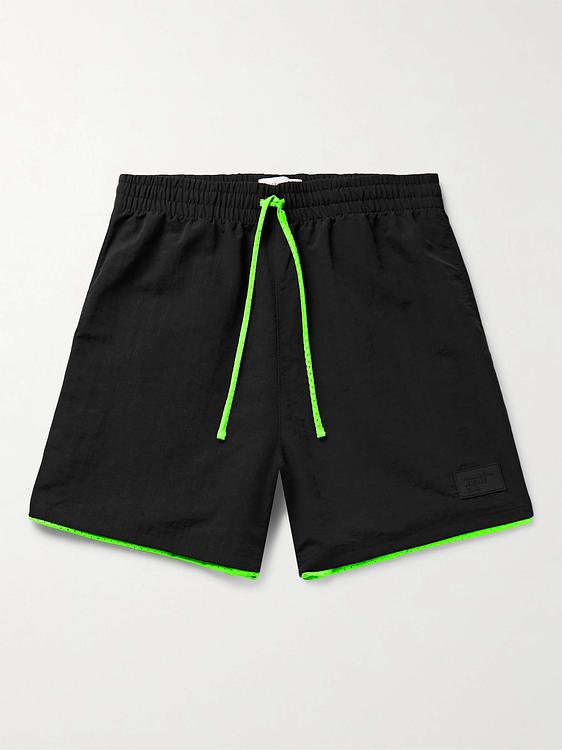 Black drawstring shorts from Pasadena Leisure Club