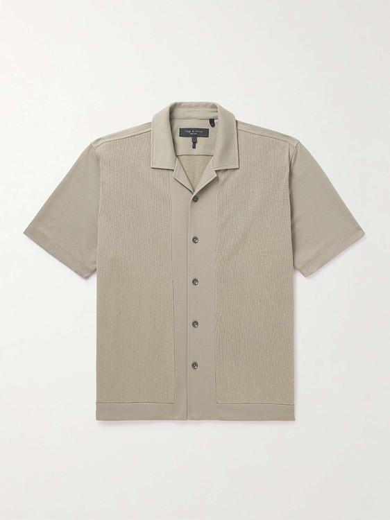 Taupe short sleeve shirt from Rag & Bone