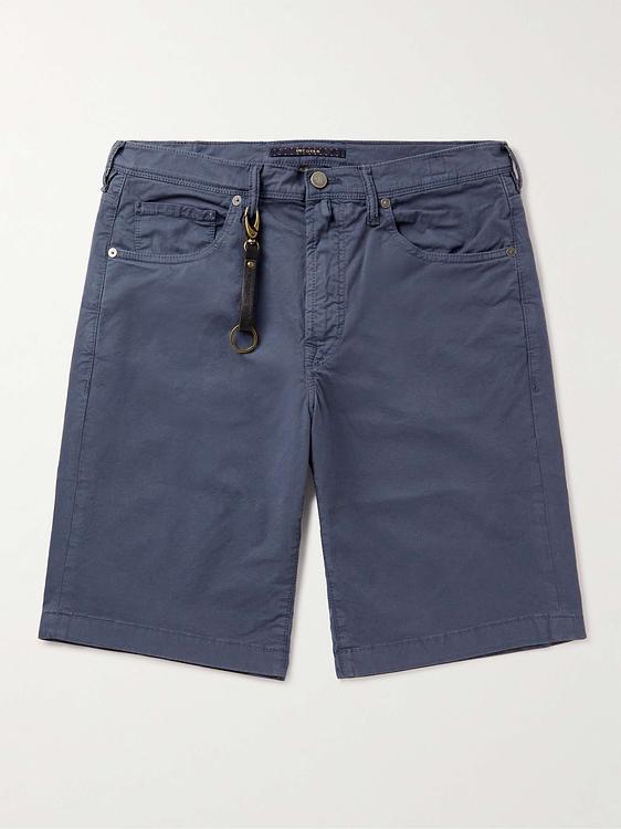 Blue chino shorts from Incotex
